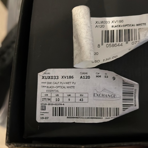 AX Armani exchange leather sneakers - Picture 5 of 5